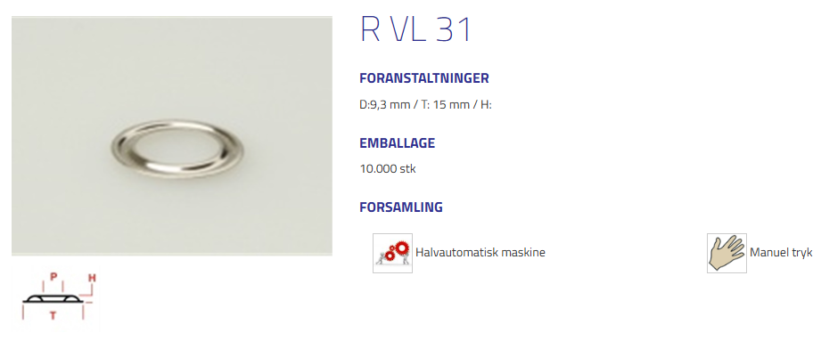 Rond. VL-31 Acciaio Inox (304)